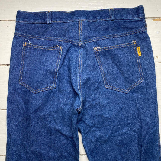 HM Prison Vintage Navy Baggy Jeans