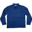 Lacoste Croc Blue Long Sleeve Polo Shirt (L)