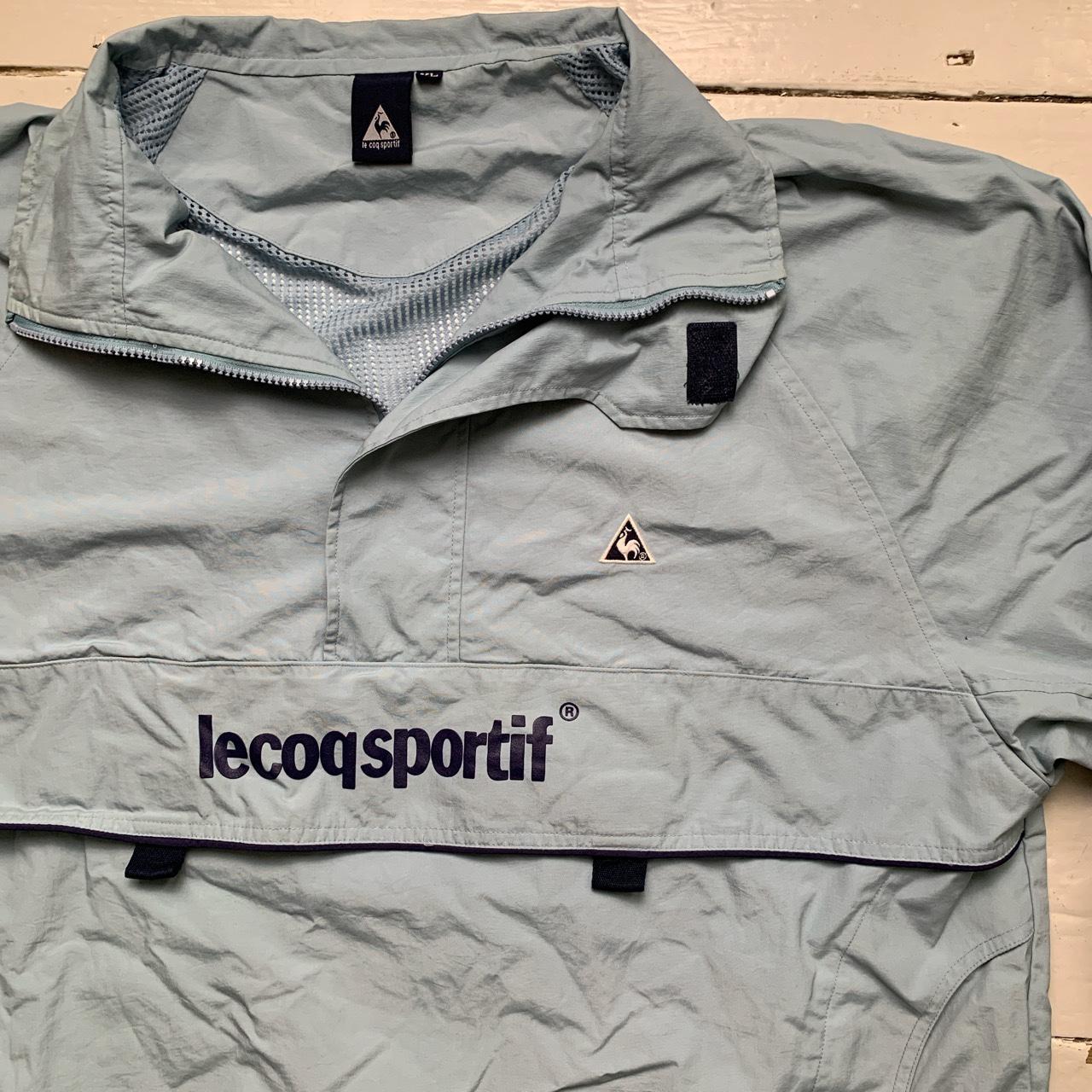 Le Coq Sportif Light blue and Navy Shell Tracksuit Skidoo Jacket