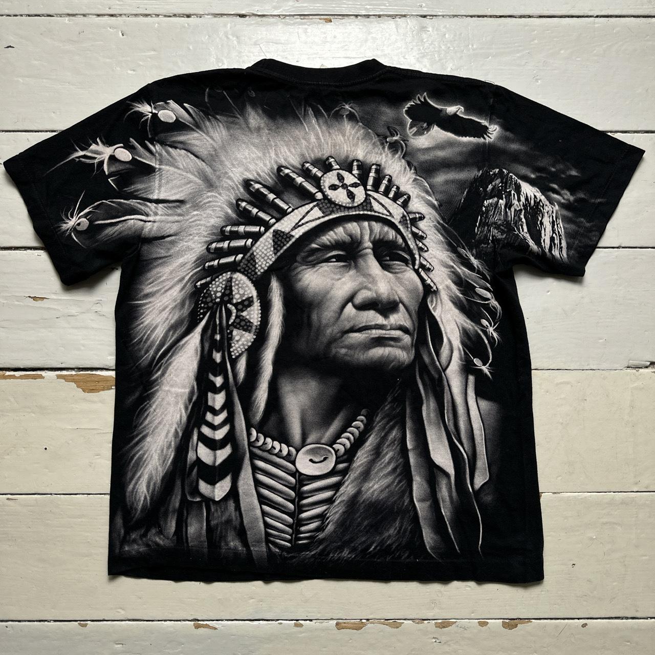 Native American Red Indian Vintage 90s T Shirt