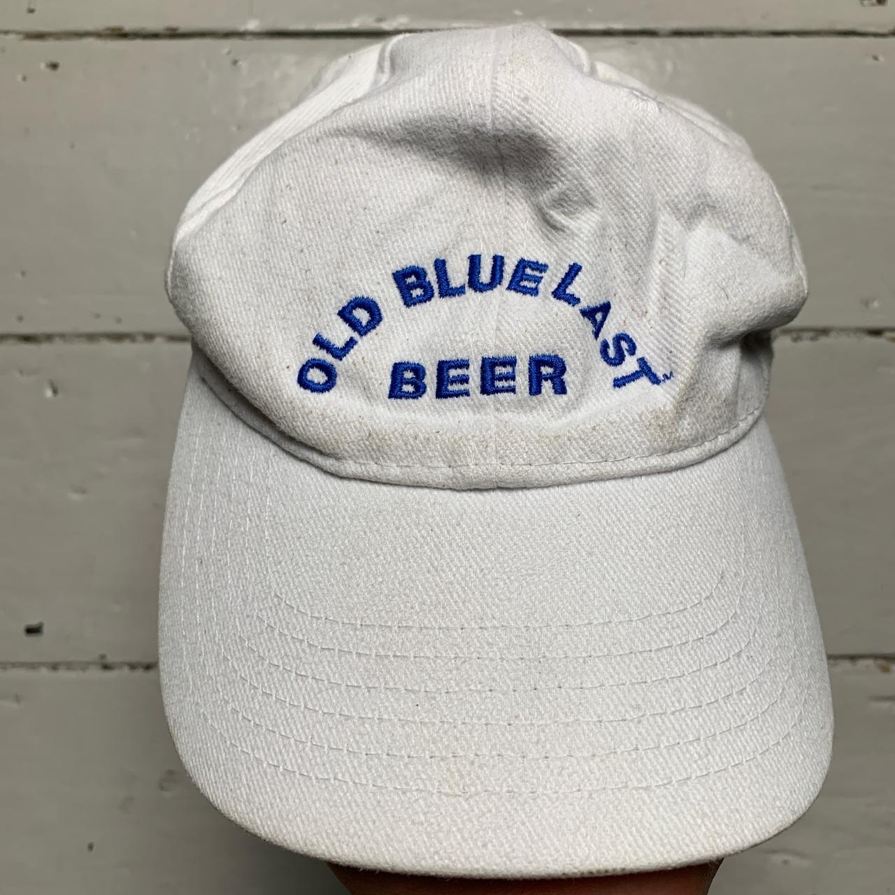 Old Blue Last Beer Cap White and Blue