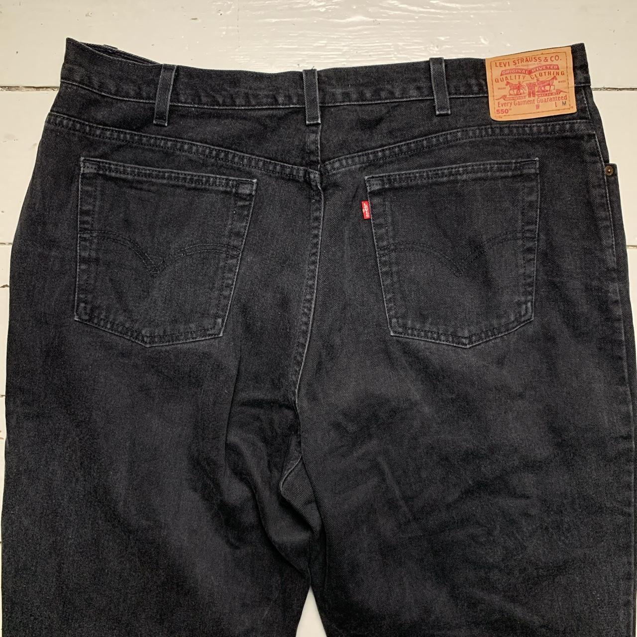 Levis 550 Baggy Tapered Leg Vintage Made in USA Black Jeans