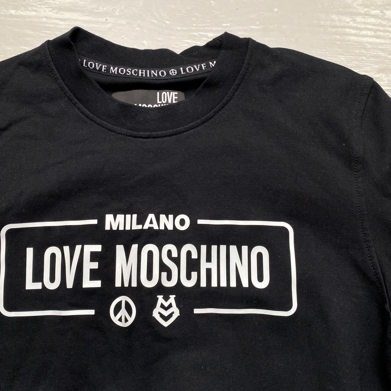 Love Moschino Black and White Jumper