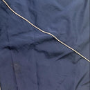 Nike Vintage Shell Track Pant Baggy Bottoms Navy and White Swoosh (XL)