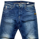G Star Navy Stonewashed Jeans (36W)