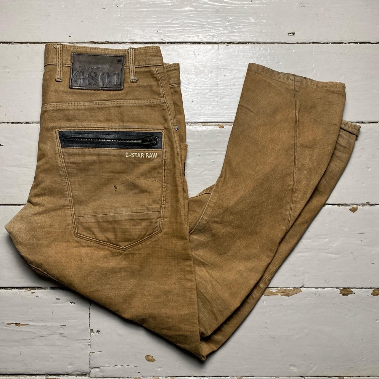 G Star GS01 Twist Fit Khaki Sand Jeans