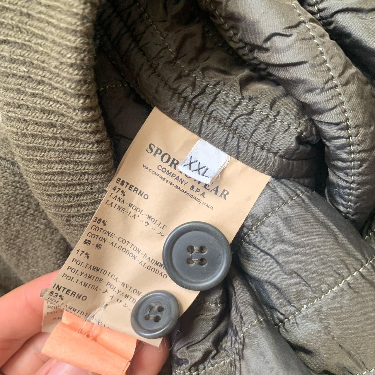 CP Company Vintage Khaki Green Zip Jumper (2XL)