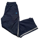 Nike Vintage Baggy Shell Track Pant Bottoms Navy and White (XL)