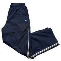 Nike Vintage Baggy Shell Track Pant Bottoms Navy and White (XL)