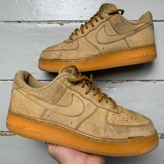 Nike Air Force 1 Wheat Nubuck Timb