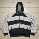 Nike Vintage Swoosh Shell Tracksuit Jacket Silver and Grey