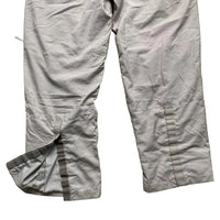 Nike Shell Baggy Cream Track Pant Bottoms (XL)