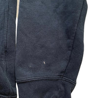 Nike Swoosh Navy and White Hoodie (L)
