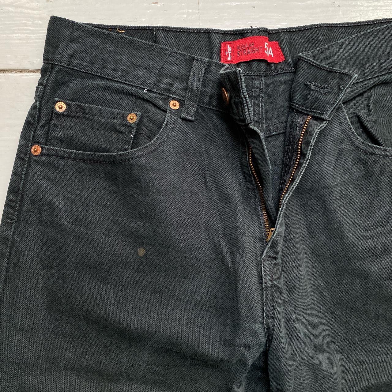 Levis 504 Vintage Black Baggy Jeans