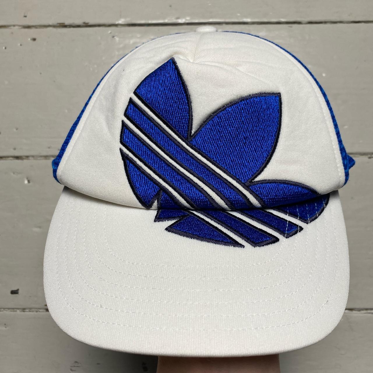 Adidas Originals Trucker Cap White and Blue