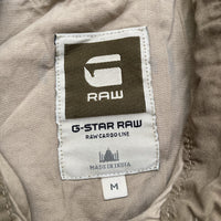 G Star Khaki Beige Military Army Shirt Jacket (M)