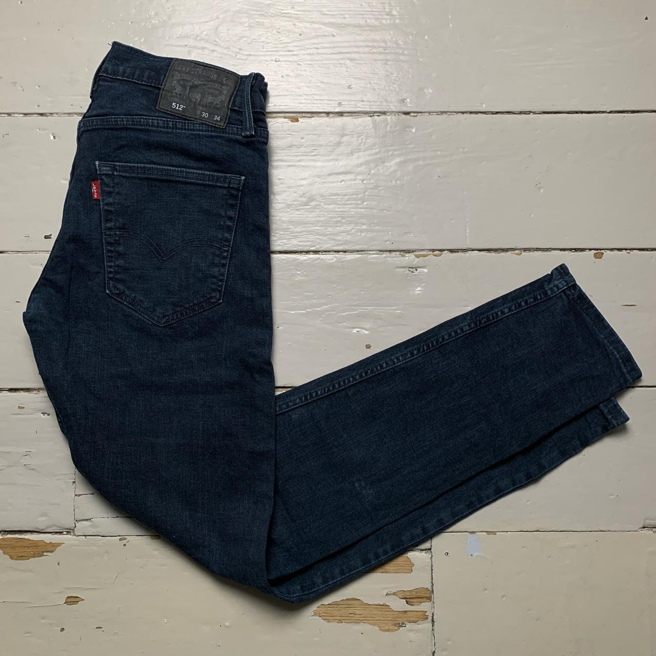 Levis 512 Navy Slim Jeans