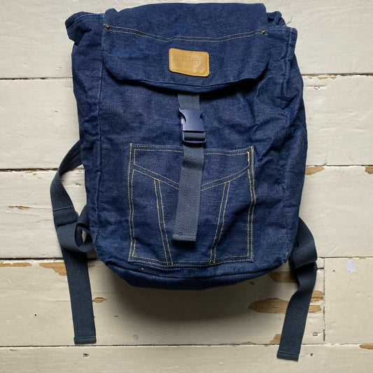 Jean Paul Gaultier Denim Backpack Rucksack Bag