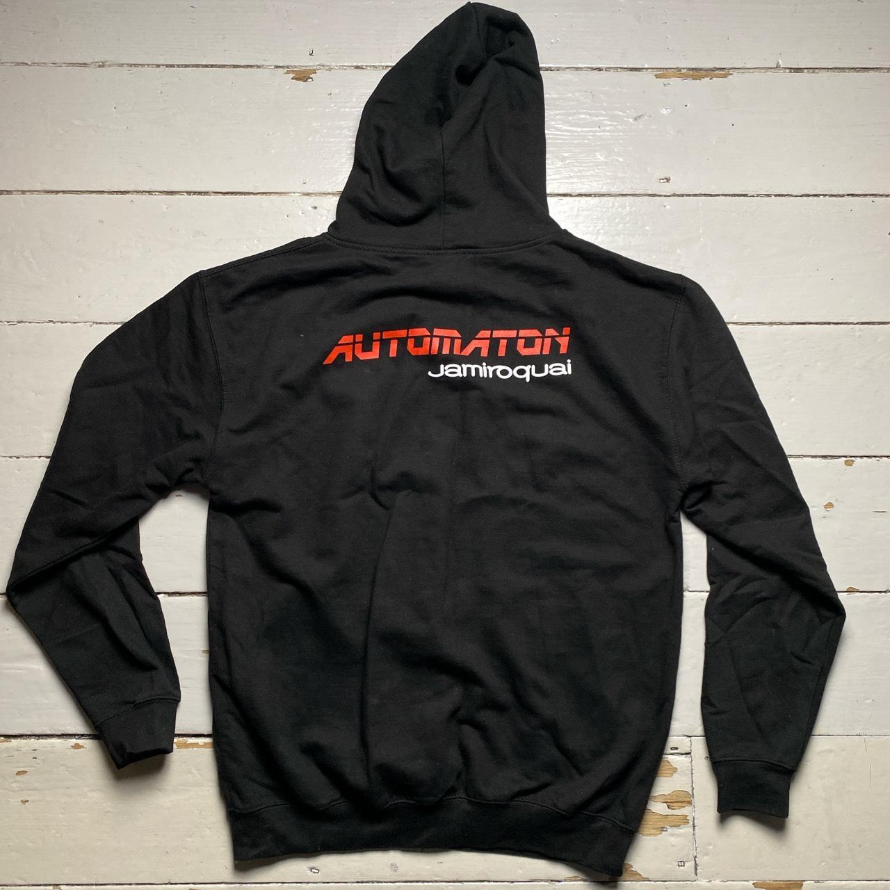 Jamiroquai Automation Black and Red Hoodie