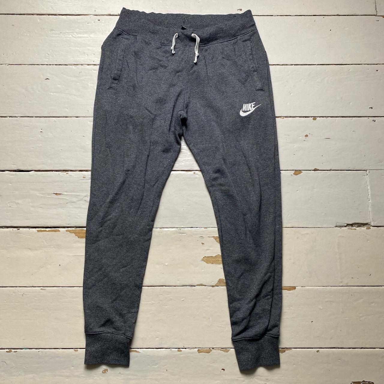 Nike Swoosh Grey and White Joggers