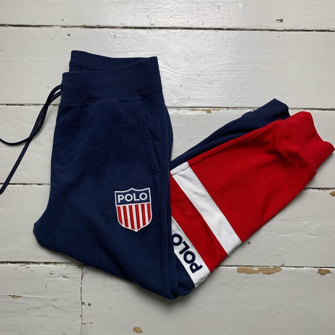 Polo Ralph Lauren Navy and Red Joggers