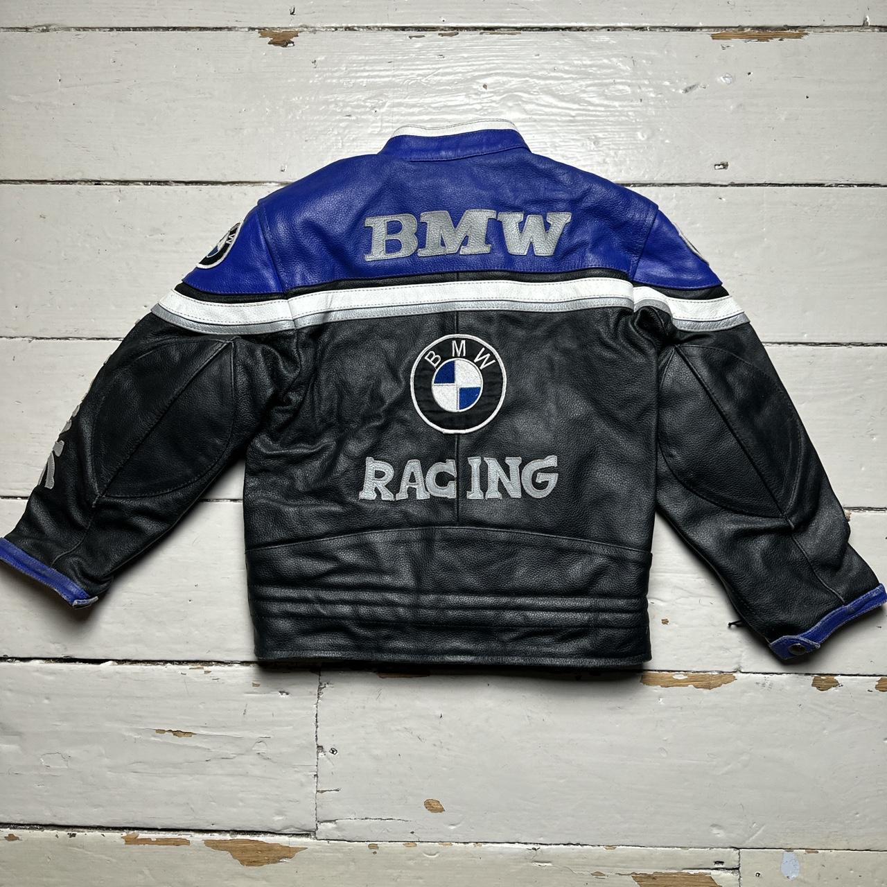 BMW Racing Vintage Leather Kids Jacket