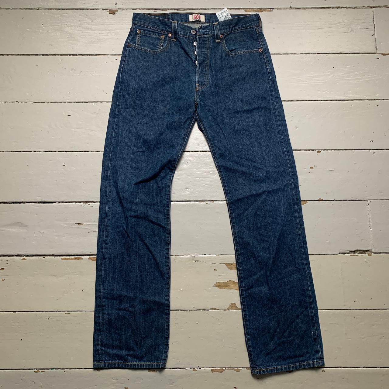 Levis 501 Vintage Navy Jeans