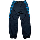 Adidas Vintage Black Navy and Blue Shell Trackpant Baggy Bottoms