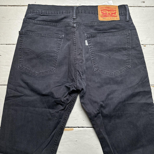 Levis 502 Black Trouser Jeans