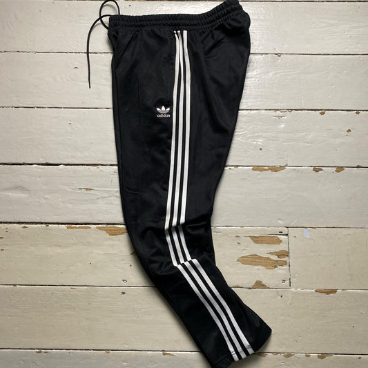 Adidas SST Black and White Trackpant Tracksuit Bottoms