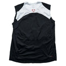 Nike Total 90 Vintage Black Red Swoosh and White Vest (XL)