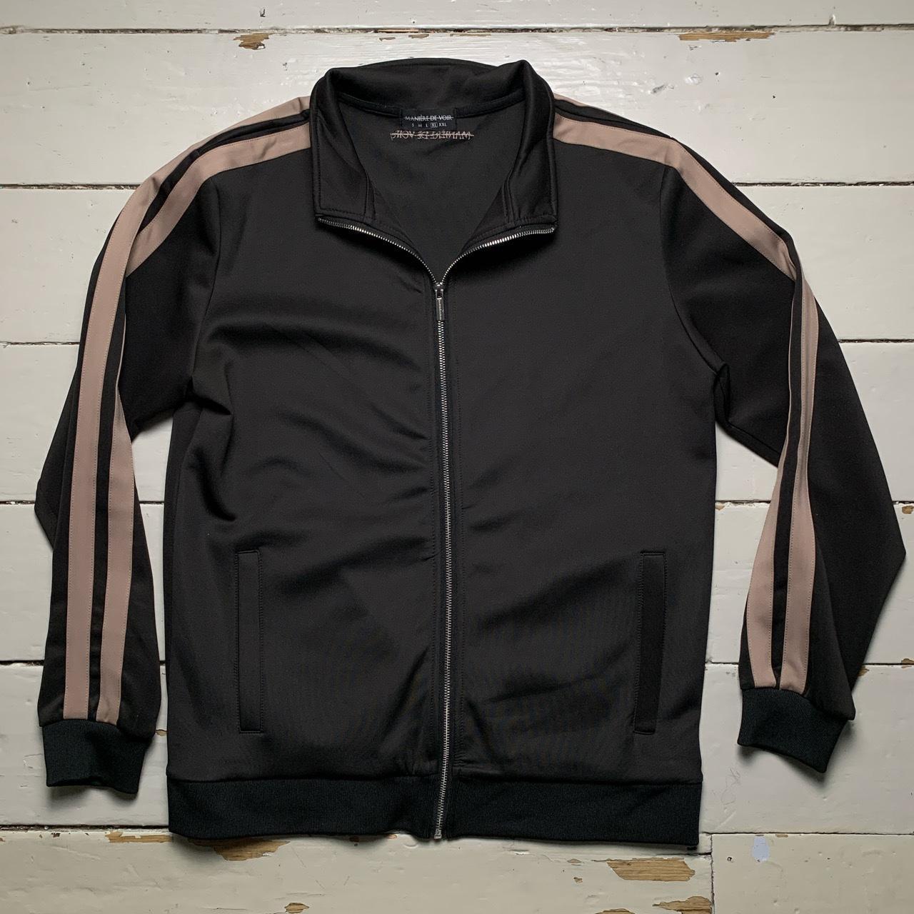 Maniere De Voir Dark Brown Cream Tracksuit