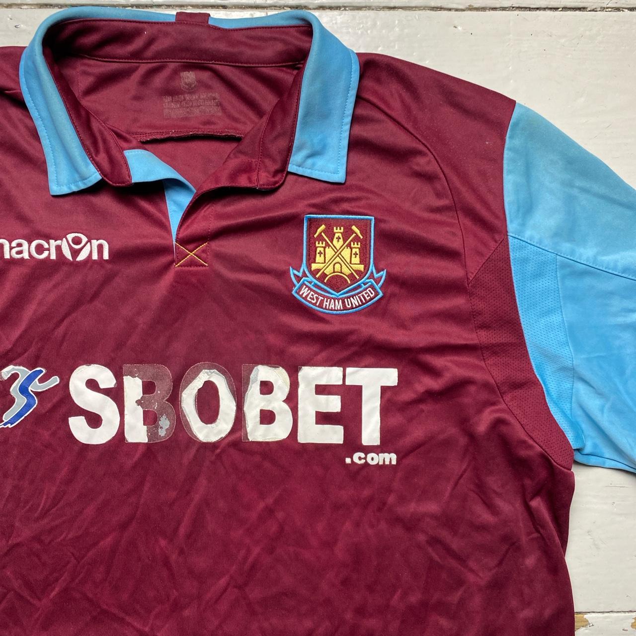 West Ham SBOBET Macron 2009 Football Jersey