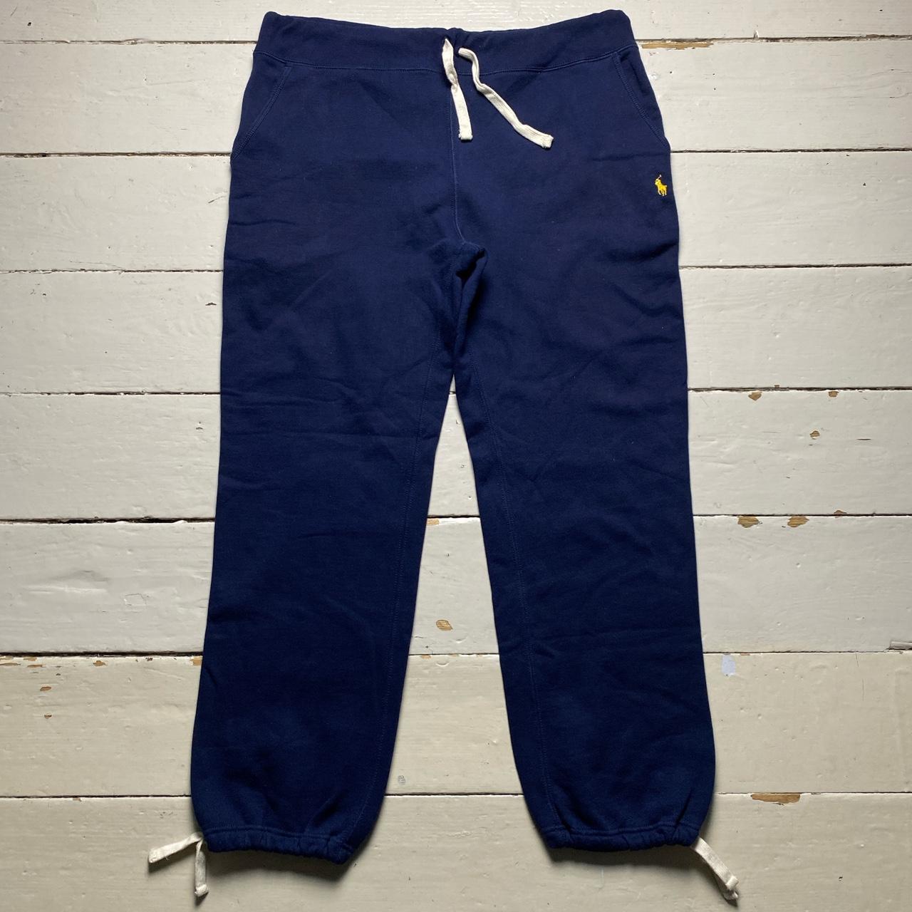 Polo Ralph Lauren Navy and Yellow Pony Baggy Joggers