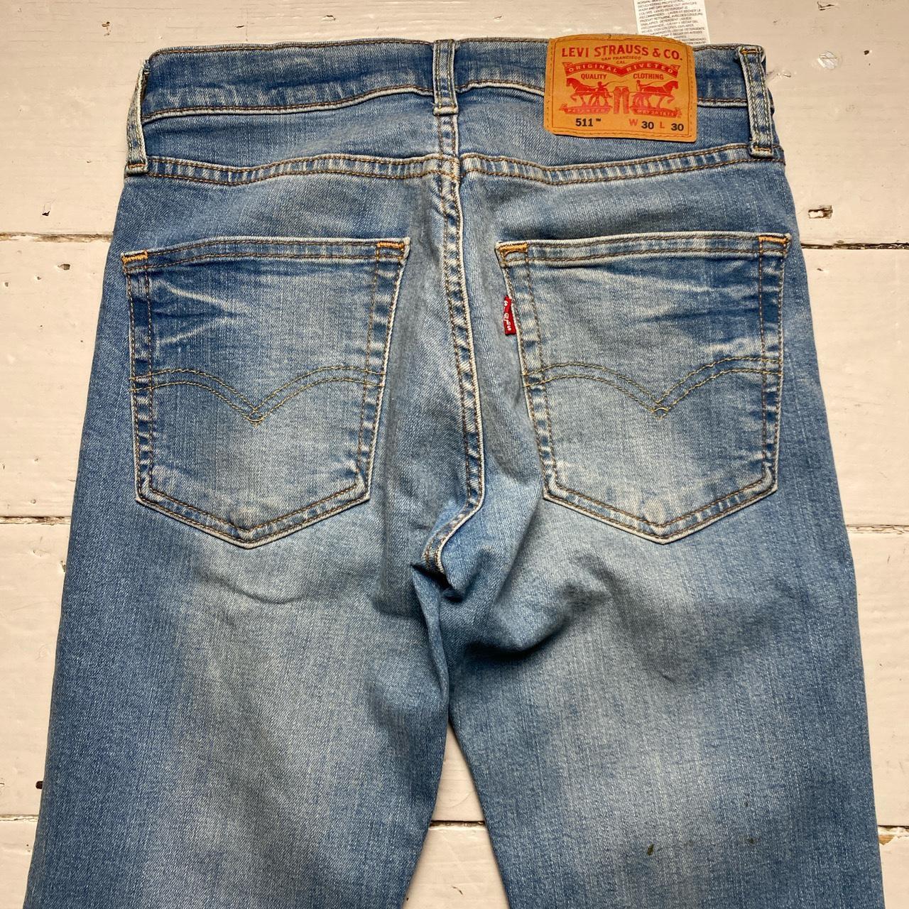 Levis 511 Light Blue Slim Jeans