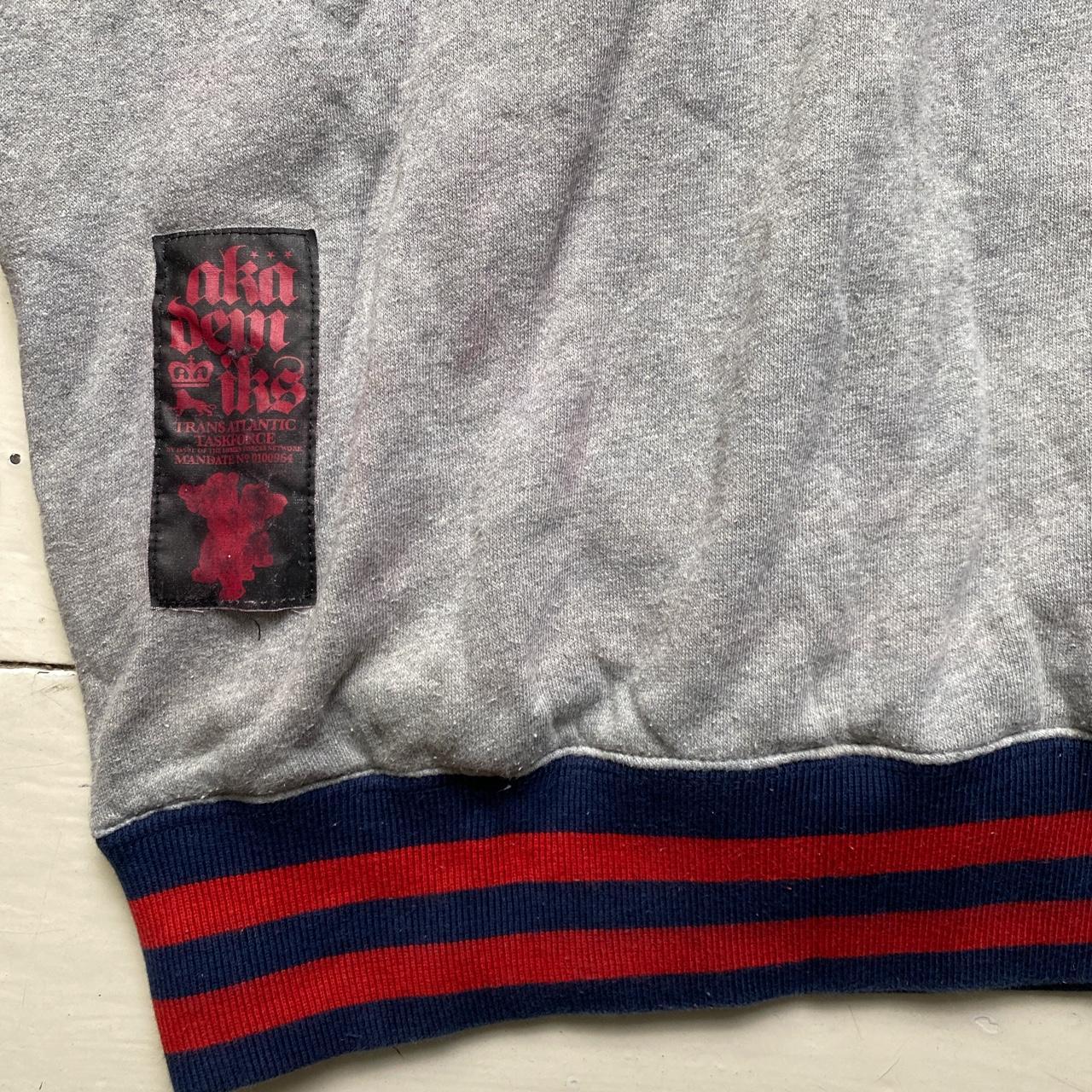 Akademiks Vintage Grey United Kingdom Hoodie