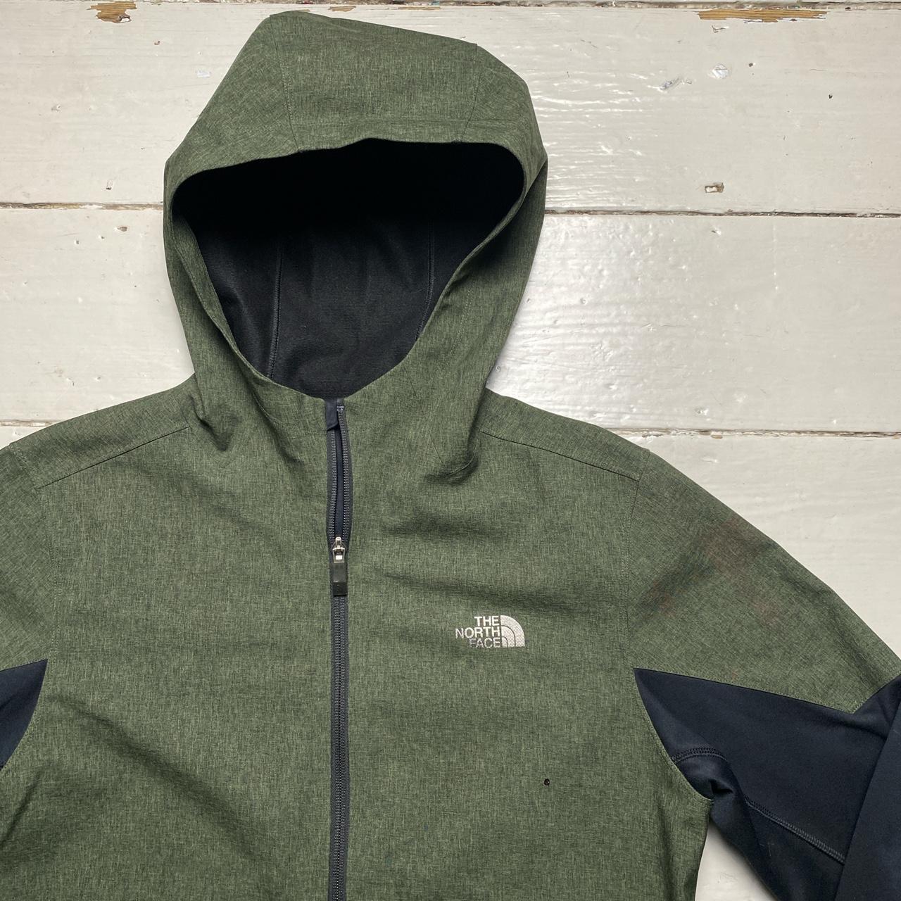 The North Face Green and Silver Light Jacket