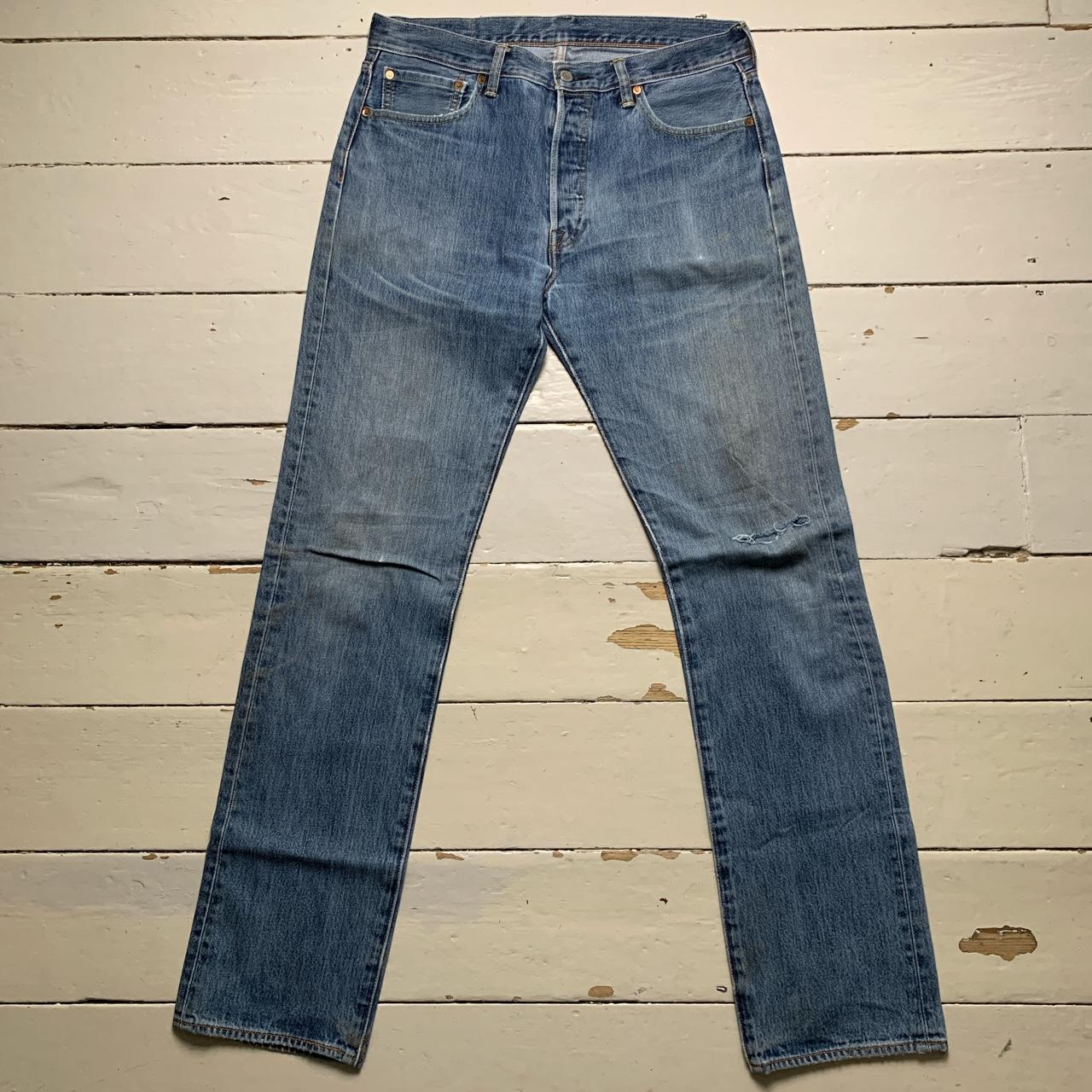 Levis 501 Baggy Light Blue Jeans