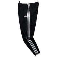 Adidas Originals Black and White Trackpant Bottoms (L)