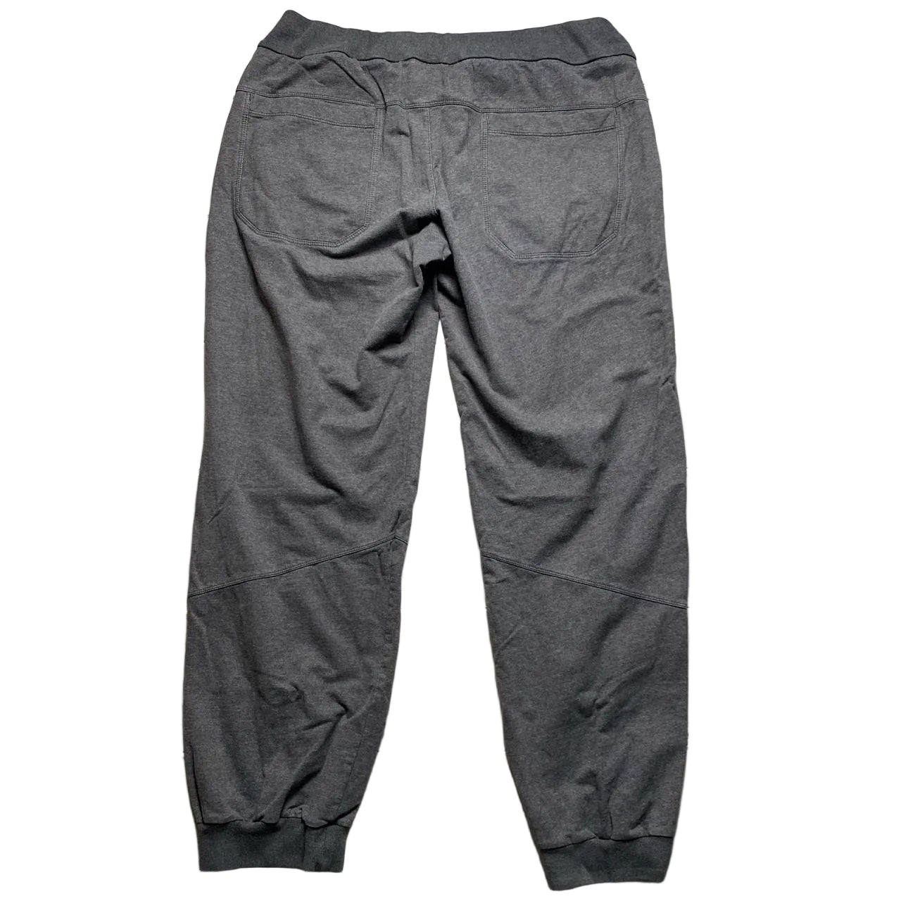 Nike Vintage Swoosh Grey and Yellow Baggy Joggers (XL)