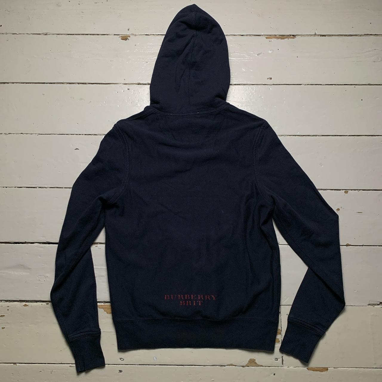 Burberry Brit Navy and Red Hoodie