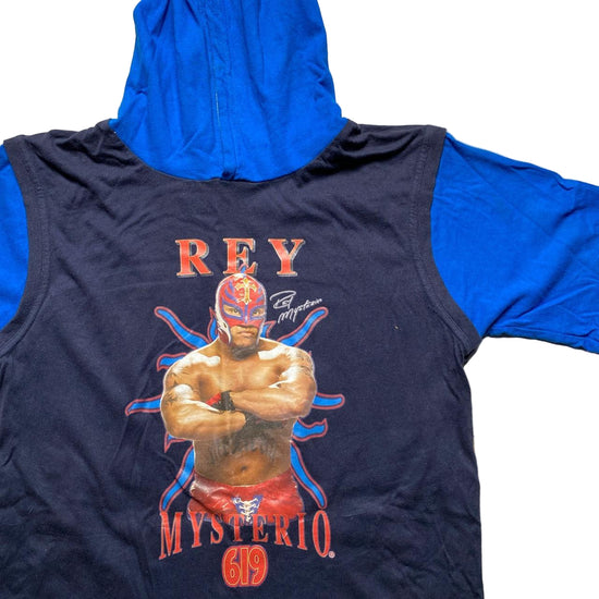 Rey Mysterio Vintage WWE Wrestling T Shirt Hoodie (XS)