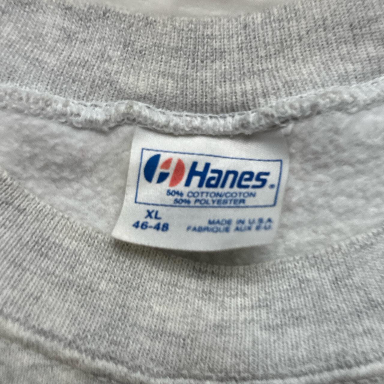 London Monarchs Vintage Hanes 1991 Grey Jumper