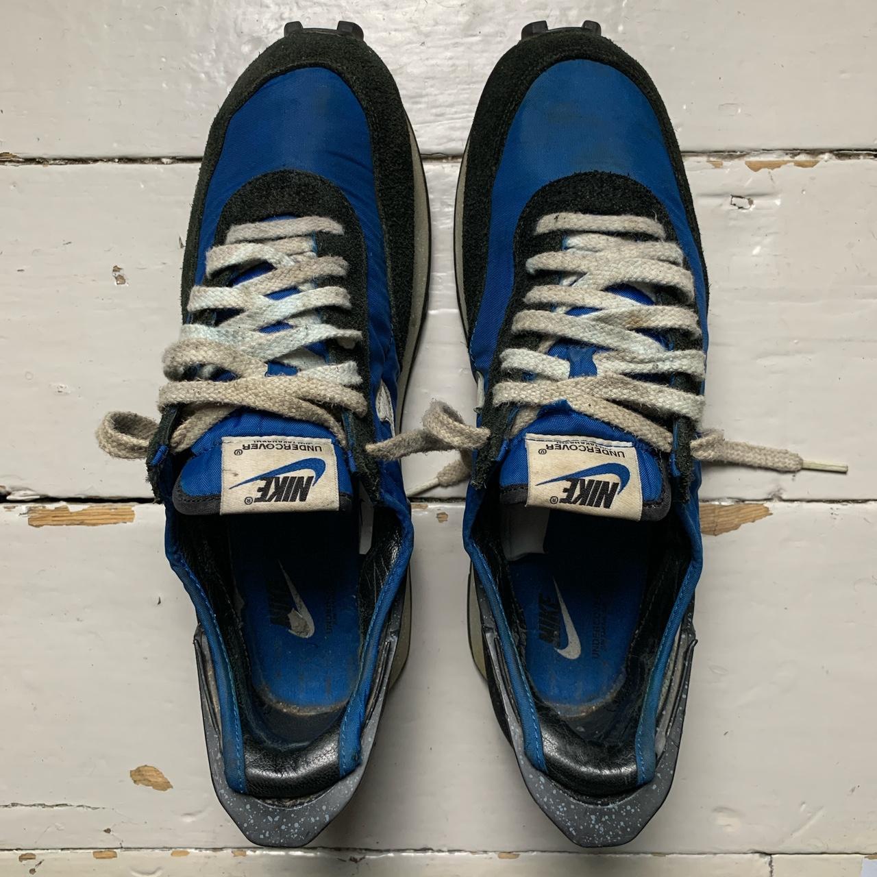 Nike Undercover Sacai Waffle Daybreak Black White and Blue