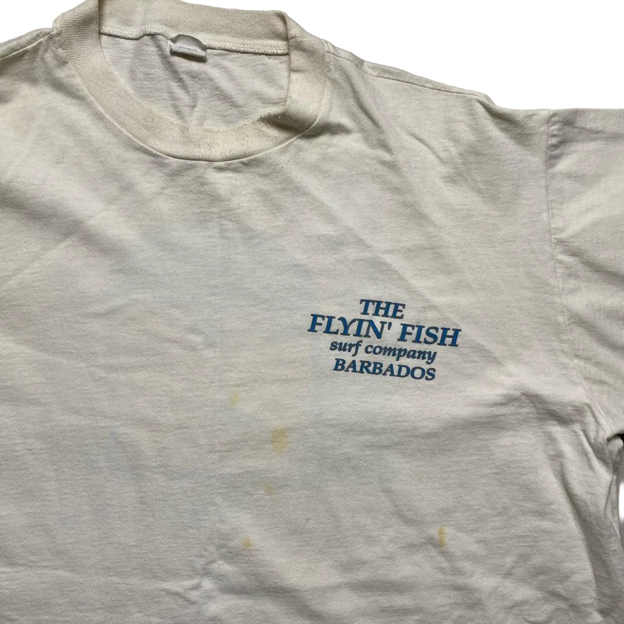 Flyin Fish Barbados Vintage T Shirt (L)