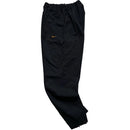 Nike Shox Black and Orange Vintage Shell Baggy Track Pant Bottoms (L)