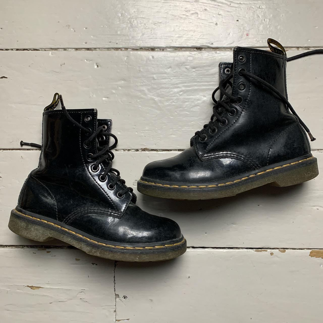 Dr. Martens Black Patent High Boots