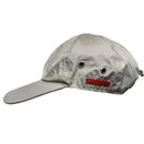 Prada Nylon Silver Baseball Cap Red Strip