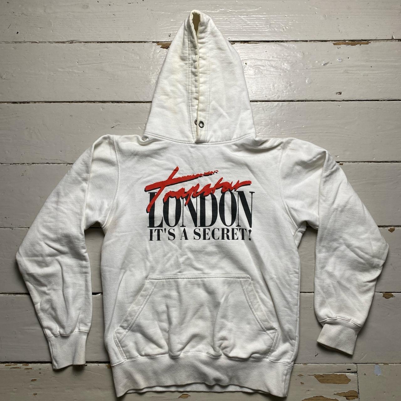 Trapstar White Black and Red Early Seasons Hoodie