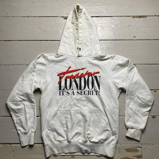 Trapstar White Black and Red Early Seasons Hoodie